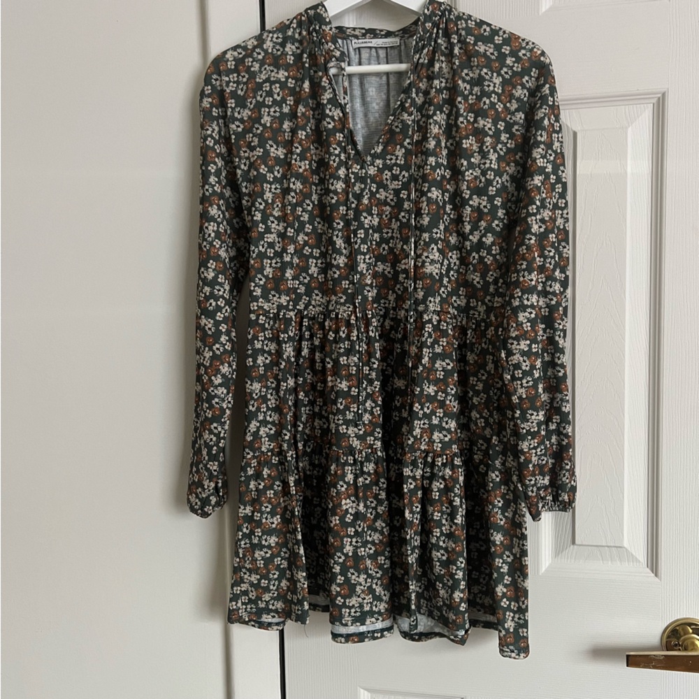 Pull & Bear Floral Dress XS